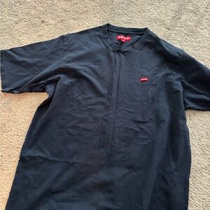 Supreme Black Men's T-Shirt pre owned navy